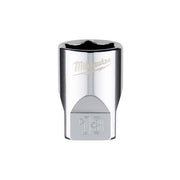 Milwaukee 13 mm X 1/4 in. drive Metric 6 Point Standard Socket