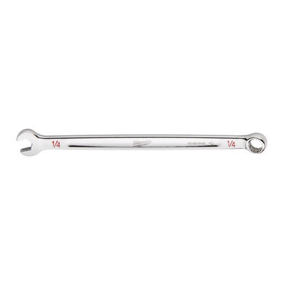 Milwaukee Max Bite 1/4 in. 6 and 12 Point SAE Combination Wrench 0.58 in. L