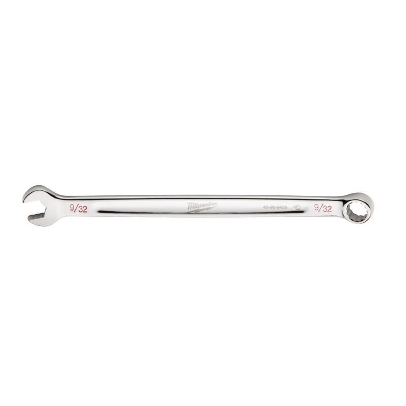 Milwaukee Max Bite 9/32 in. X 9/32 in. 6 and 12 Point SAE Combination Wrench 0.65 in. L