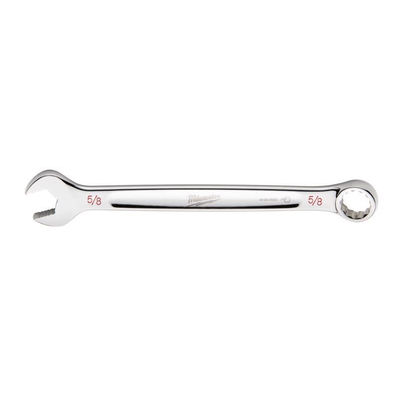 Milwaukee Max Bite 5/8 in. X 5/8 in. 6 and 12 Point SAE Combination Wrench 1.38 in. L