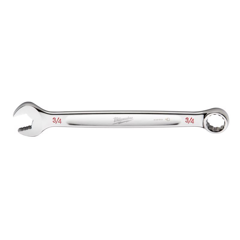 Milwaukee Max Bite 3/4 in. 6 and 12 Point SAE Combination Wrench 1.65 in. L