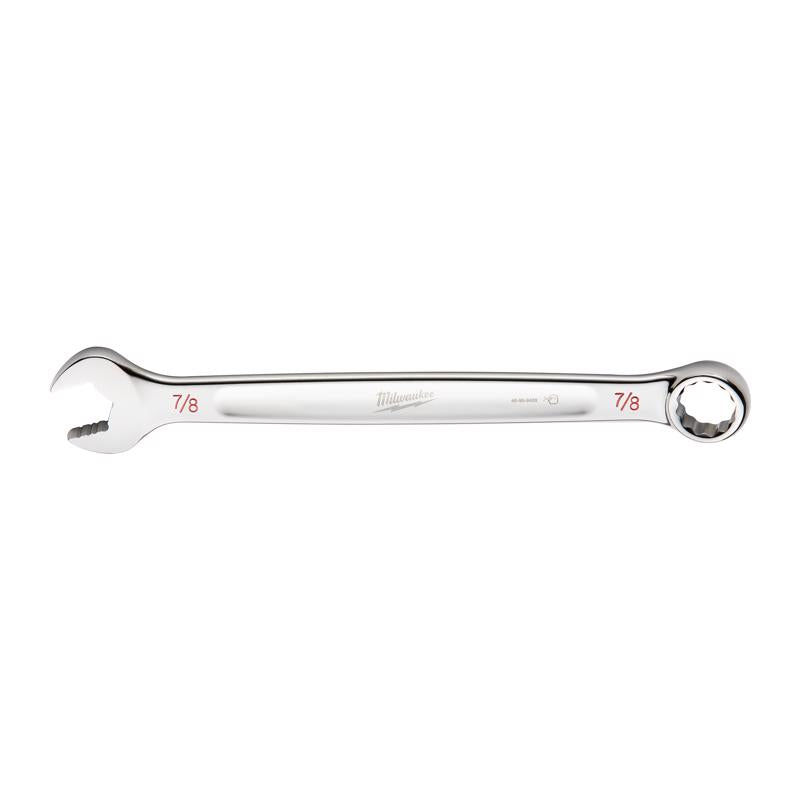 Milwaukee Max Bite 7/8 in. 6 and 12 Point SAE Combination Wrench 1.88 in. L