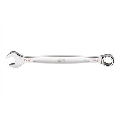 Milwaukee Max Bite 15/16 in. 6 and 12 Point SAE Combination Wrench 2.08 in. L