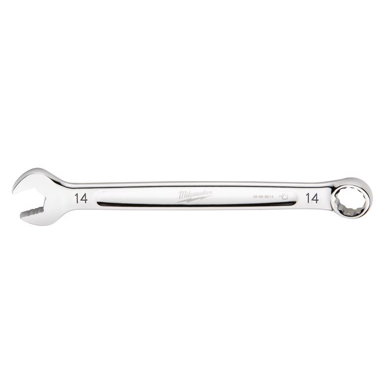 Milwaukee Max Bite 14 mm 6 and 12 Point Metric Combination Wrench 1.25 in. L