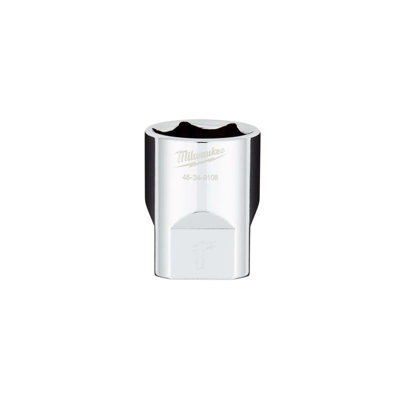 Milwaukee 1 in. X 1/2 in. drive SAE 6 Point Standard Deep Socket