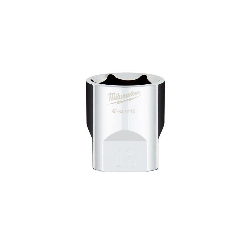 Milwaukee 1-1/8 in. X 1/2 in. drive SAE 6 Point Standard Deep Socket
