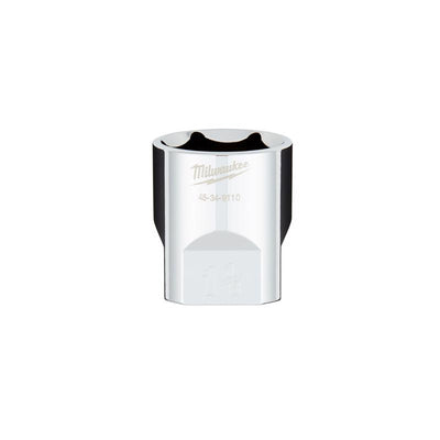 Milwaukee 1-1/8 in. X 1/2 in. drive SAE 6 Point Standard Deep Socket
