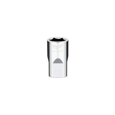 Milwaukee 15 mm X 1/2 in. drive Metric 6 Point Standard Socket
