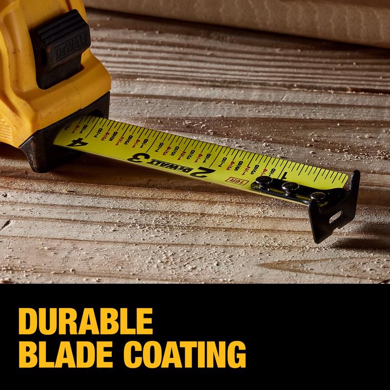 DeWalt ATOMIC 16 ft. L X 1.25 in. W Compact Tape Measure