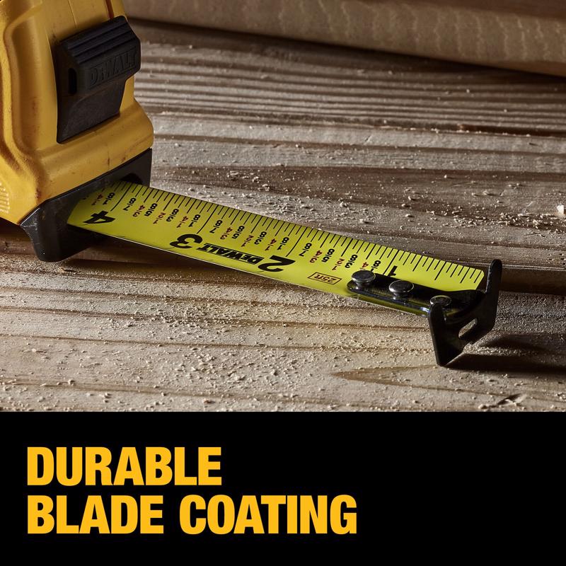 DeWalt ATOMIC 25 ft. L X 1.125 in. W Compact Tape Measure