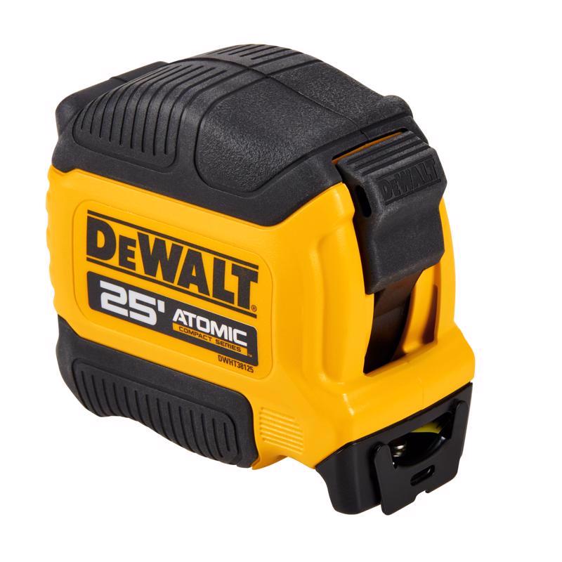DeWalt ATOMIC 25 ft. L X 1.125 in. W Compact Tape Measure