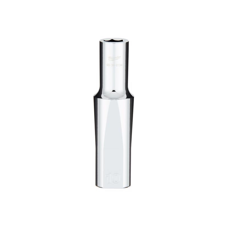 Milwaukee 10 mm X 1/2 in. drive Metric 6 Point Standard Deep Socket