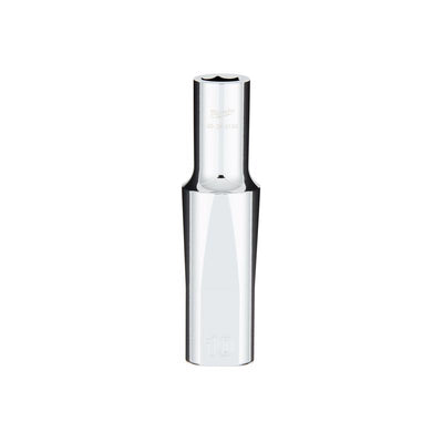 Milwaukee 10 mm X 1/2 in. drive Metric 6 Point Standard Deep Socket