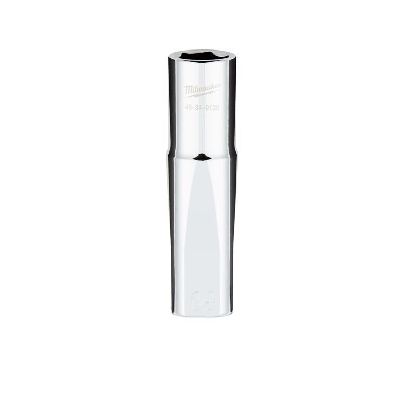 Milwaukee 14 mm X 1/2 in. drive Metric 6 Point Standard Deep Socket