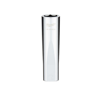 Milwaukee 15 mm X 1/2 in. drive Metric 6 Point Standard Deep Socket