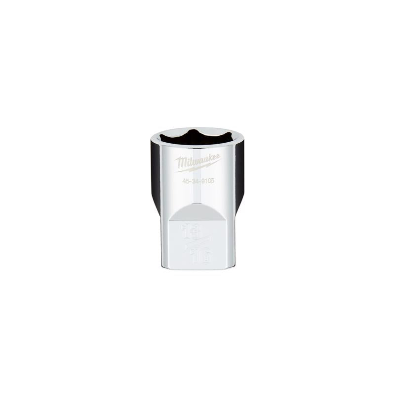 Milwaukee 13/16 in. X 1/2 in. drive SAE 6 Point Standard Socket