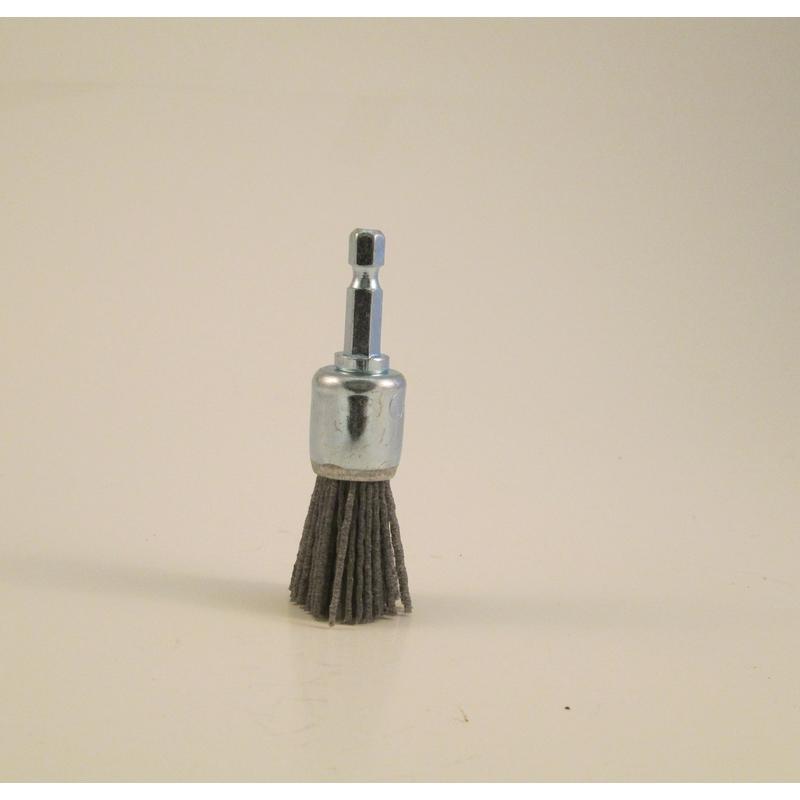 Dico Nyalox 3/4 in. Coarse Crimped Mandrel Mounted Cup End Brush Nylon 4500 rpm