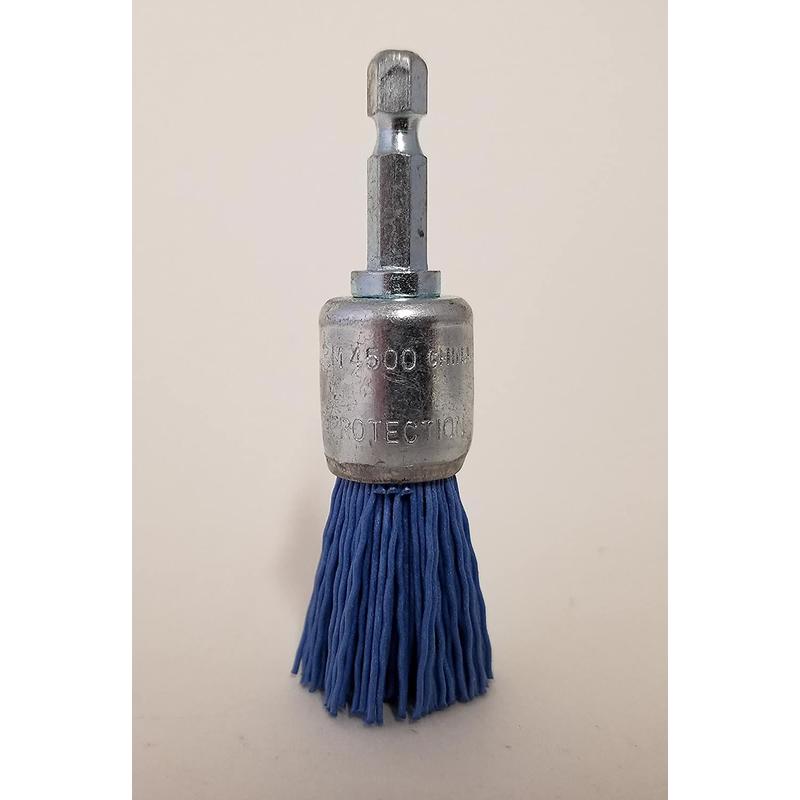 Dico Nyalox 3/4 in. Fine Crimped Mandrel Mounted Cup End Brush Nylon 4500 rpm