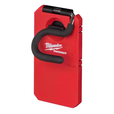 Milwaukee Packout Small Black/Red Plastic 8 in. L S-Hook