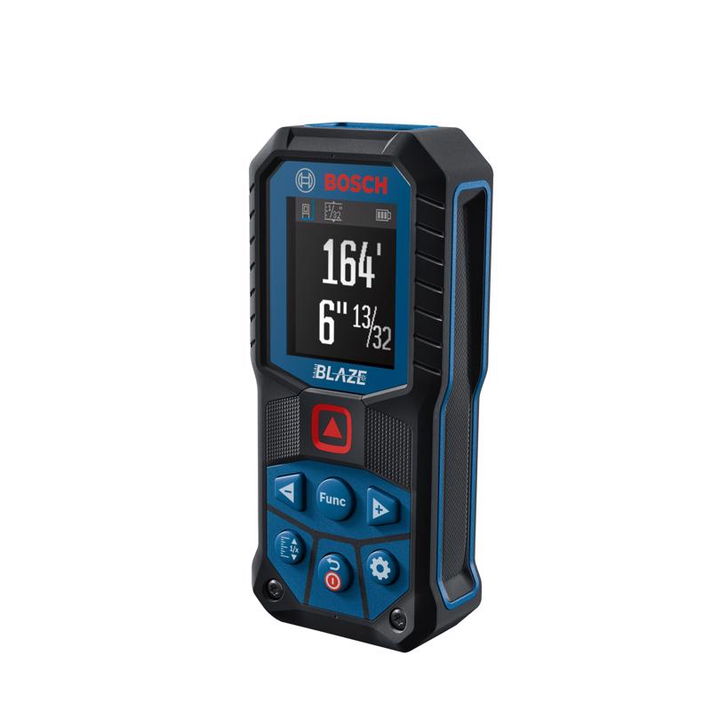 Bosch BLAZE 2.1 in. L X 1.2 in. W Laser Measure 165 ft. Black/Blue 5 pc