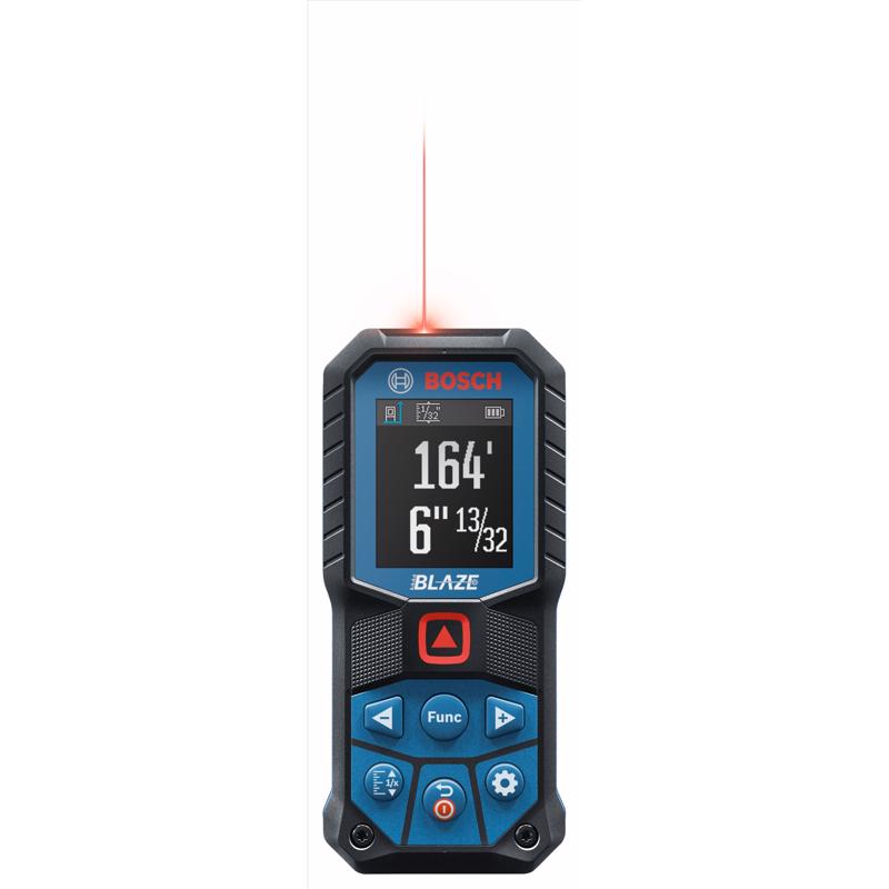 Bosch BLAZE 2.1 in. L X 1.2 in. W Laser Measure 165 ft. Black/Blue 5 pc