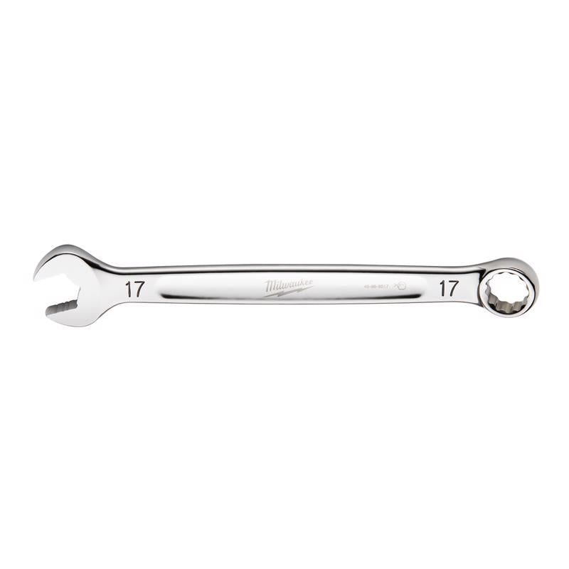 Milwaukee 17 mm X 17 mm Metric Combination Wrench 1.52 in. L