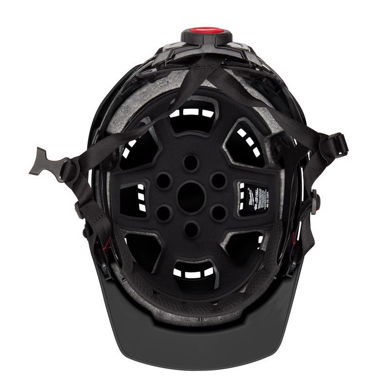 Milwaukee BOLT Ratchet Type II Class C Safety Helmet Black Vented