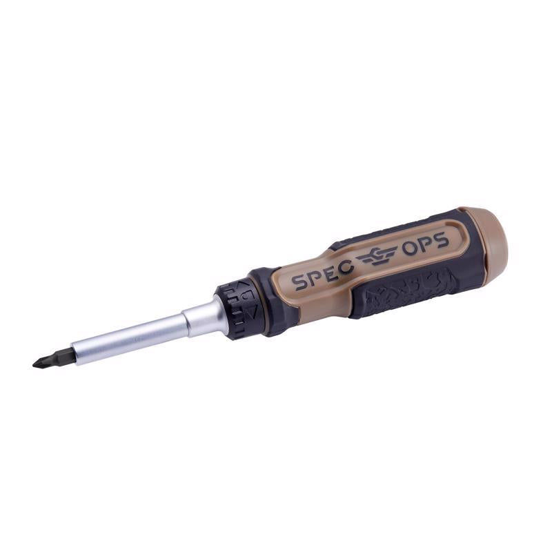Spec Ops 3.5 in. L Ratcheting Screwdriver