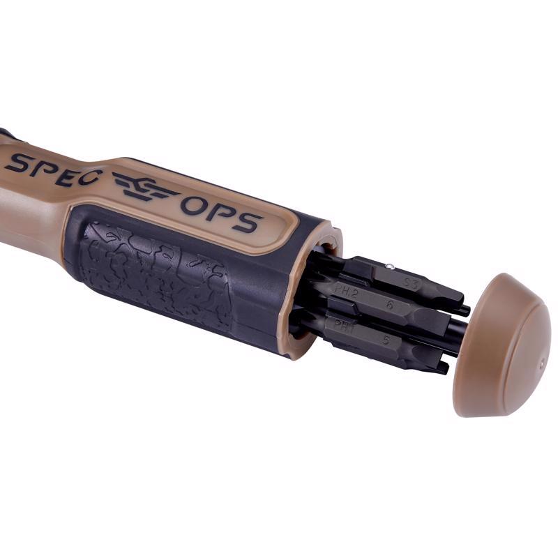 Spec Ops 3.5 in. L Ratcheting Screwdriver