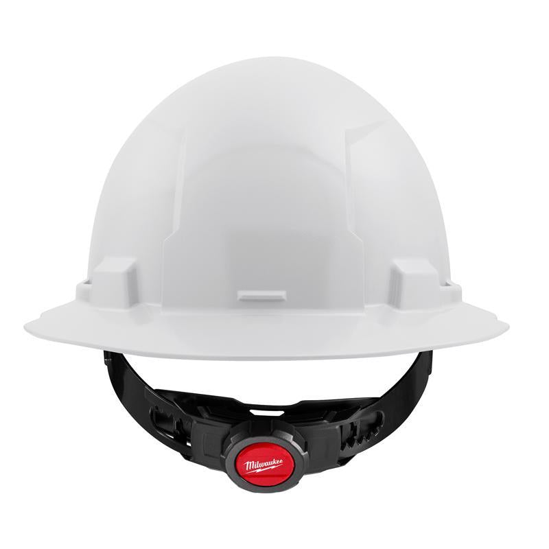 Milwaukee Bolt 4-Point Ratchet Type 1 Class E Non-Vented Full Brim Hard Hat White