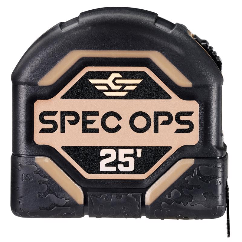 Spec Ops 25 ft. L X 3.12 in. W Tape Measure