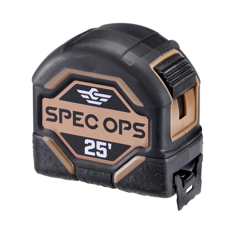 Spec Ops 25 ft. L X 3.12 in. W Tape Measure