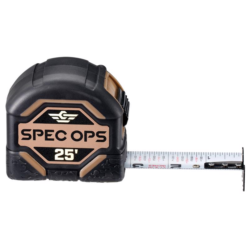 Spec Ops 25 ft. L X 3.12 in. W Tape Measure