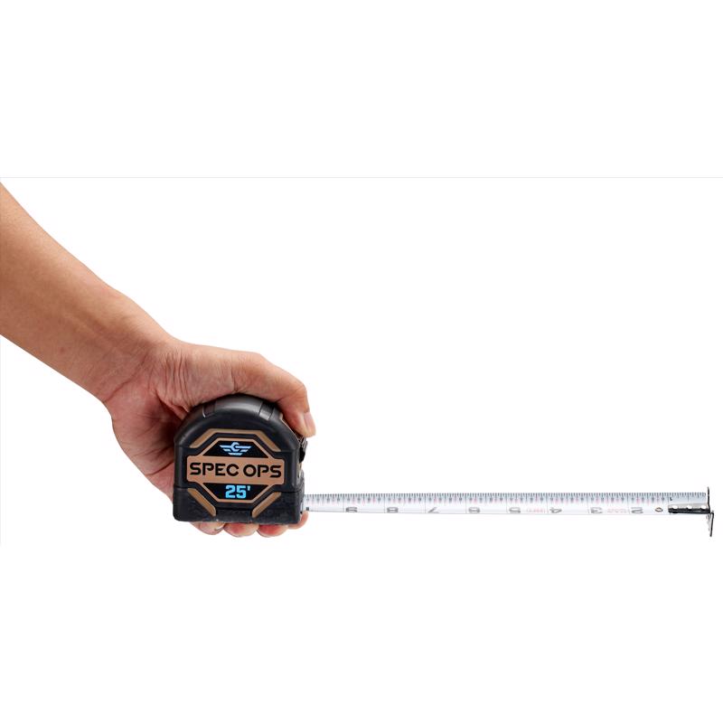 Spec Ops 25 ft. L X 3.12 in. W Tape Measure