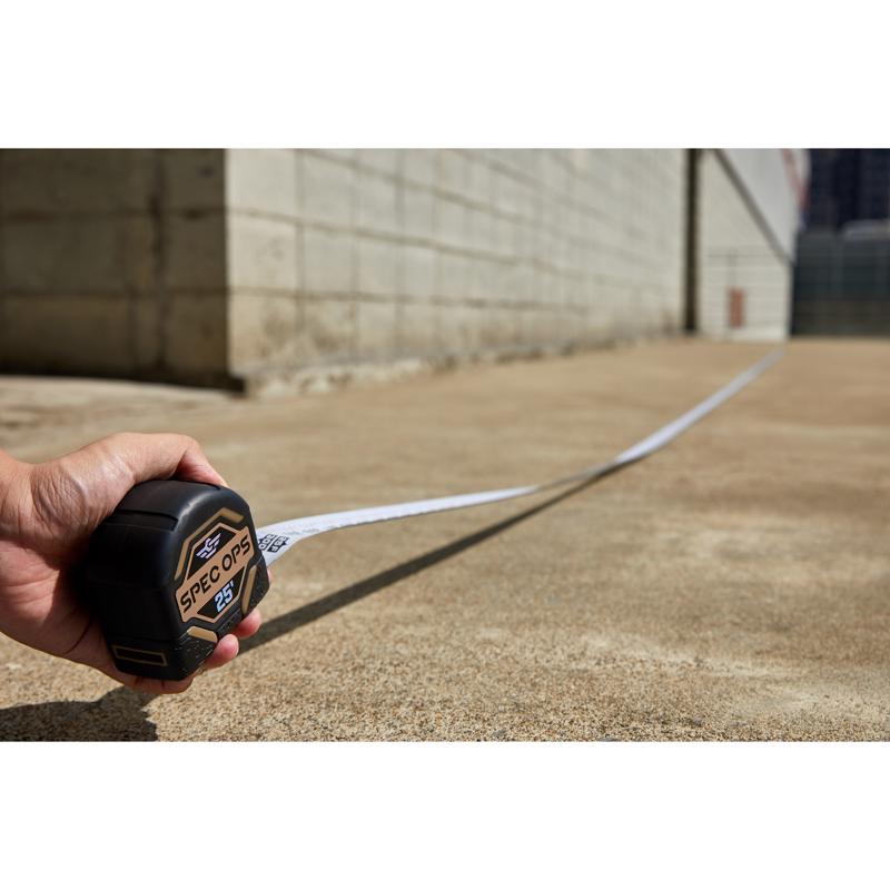 Spec Ops 25 ft. L X 3.12 in. W Tape Measure