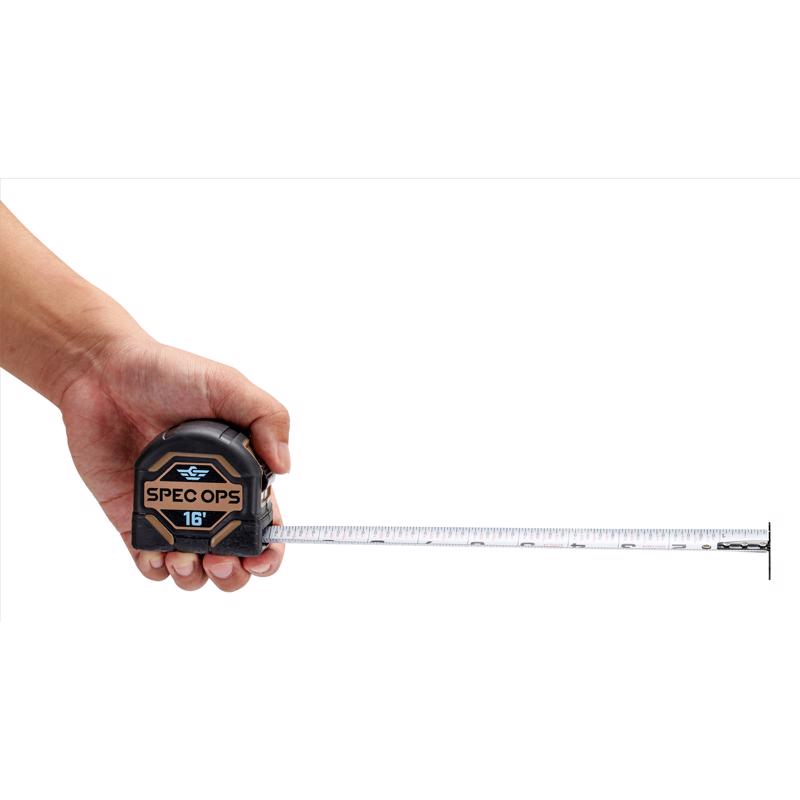 Spec Ops 16 ft. L X 2.62 in. W Tape Measure