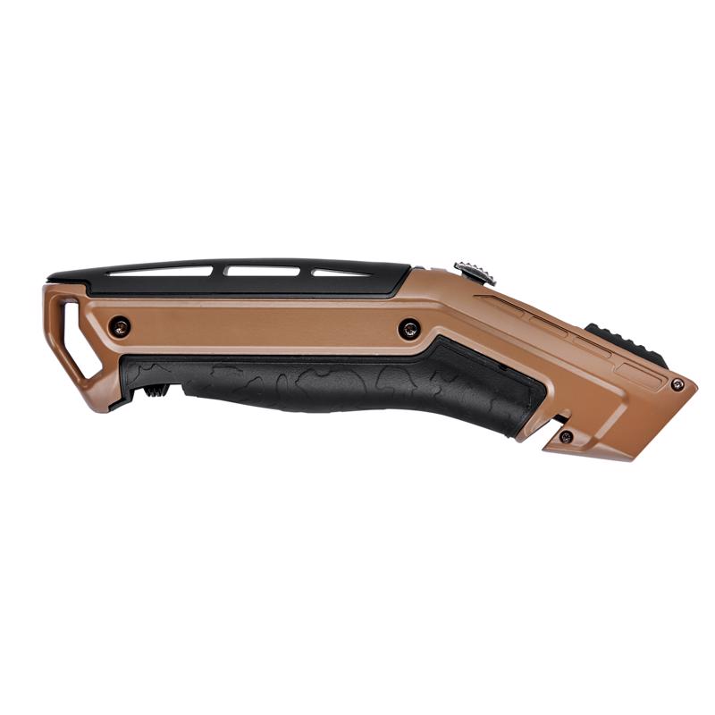 Spec Ops 7 in. Retractable Fixed Utility Knife Black