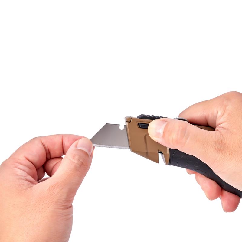 Spec Ops 7 in. Retractable Fixed Utility Knife Black