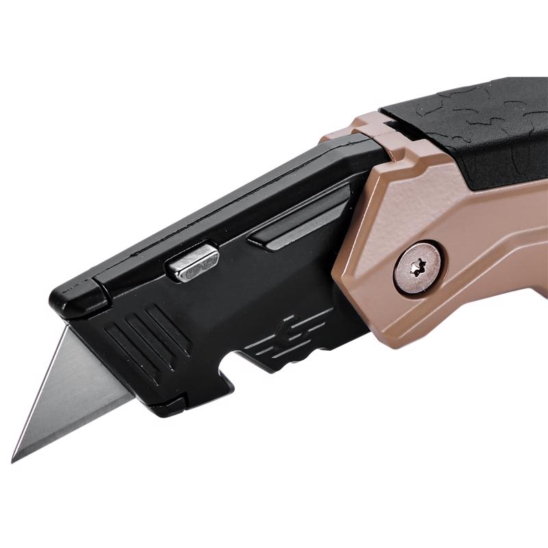 Spec Ops 6 in. Folding Fixed Utility Knife Black