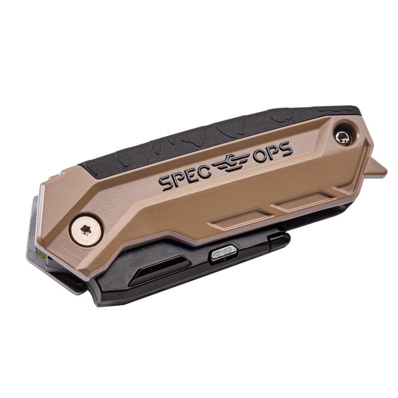 Spec Ops 6 in. Folding Fixed Utility Knife Black