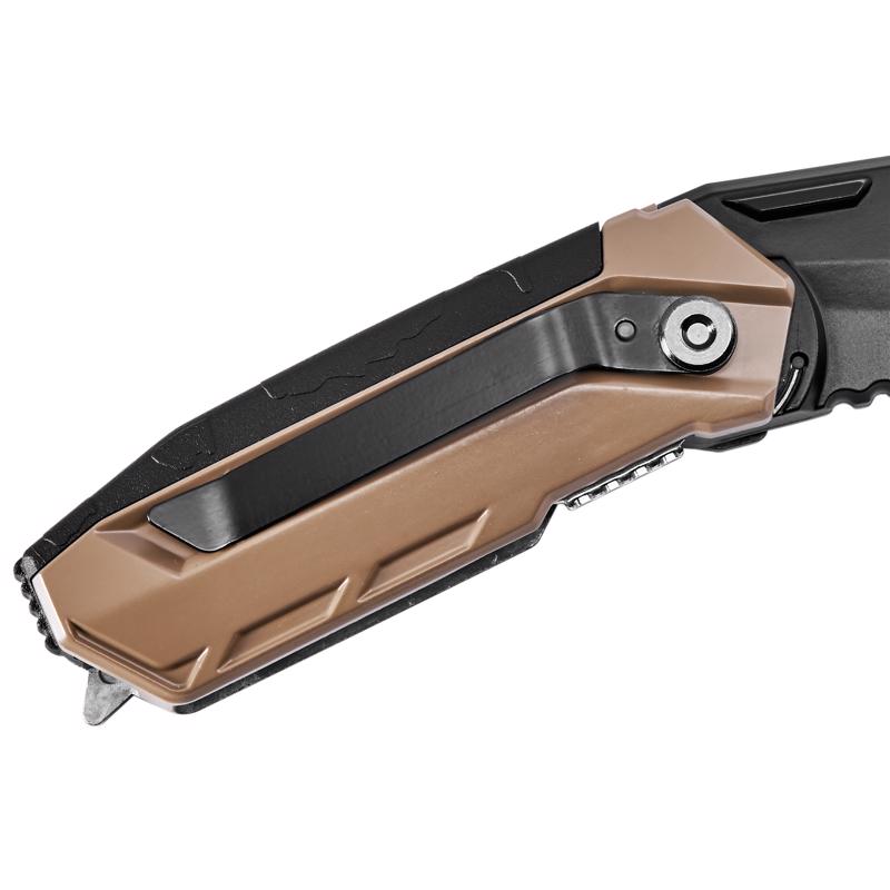 Spec Ops 6 in. Folding Fixed Utility Knife Black
