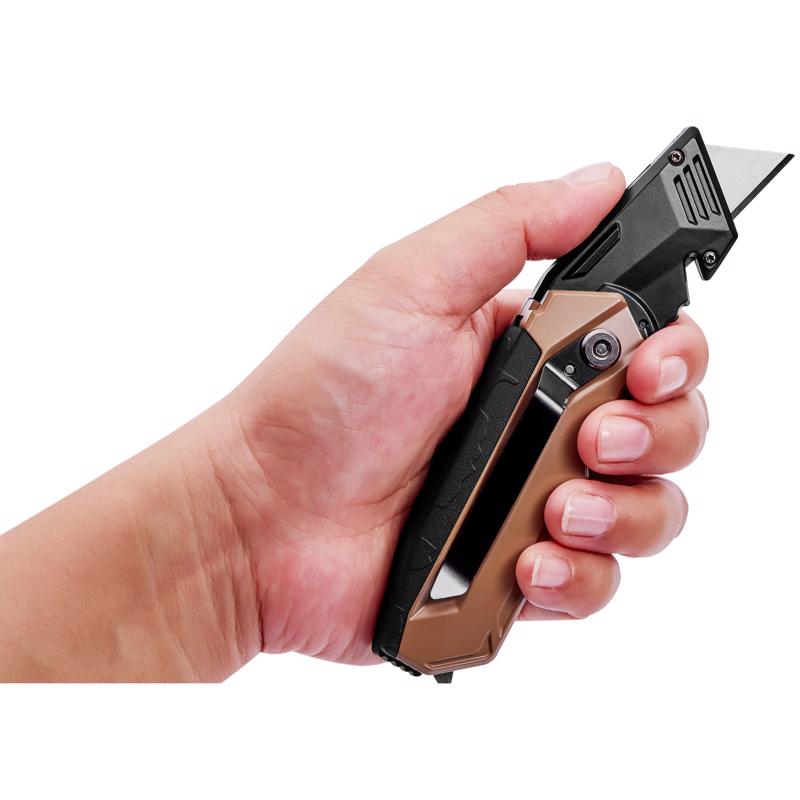 Spec Ops 6 in. Folding Fixed Utility Knife Black
