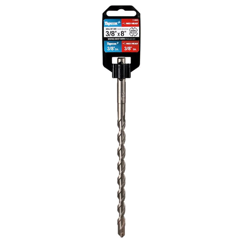 Tapcon 3/8 in. X 8 in. L Carbide Tipped Drill Bit SDS-Plus Shank
