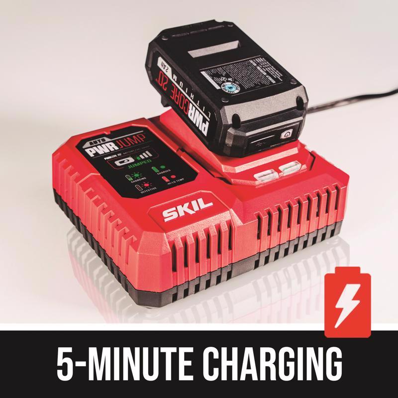 SKIL 20V PWR CORE 20 1/2 in. Brushless Cordless Drill/Driver Kit (Battery & Charger)