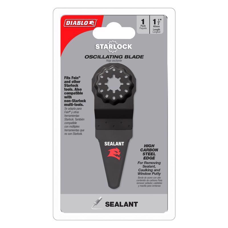 Diablo Starlock 1-1/2 in. W High Carbon Steel Oscillating Blade Adhesive Removal