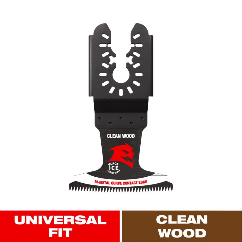 Diablo 2-1/2 in. W Bi-Metal Curved Contact Edge Oscillating Blade Clean Wood