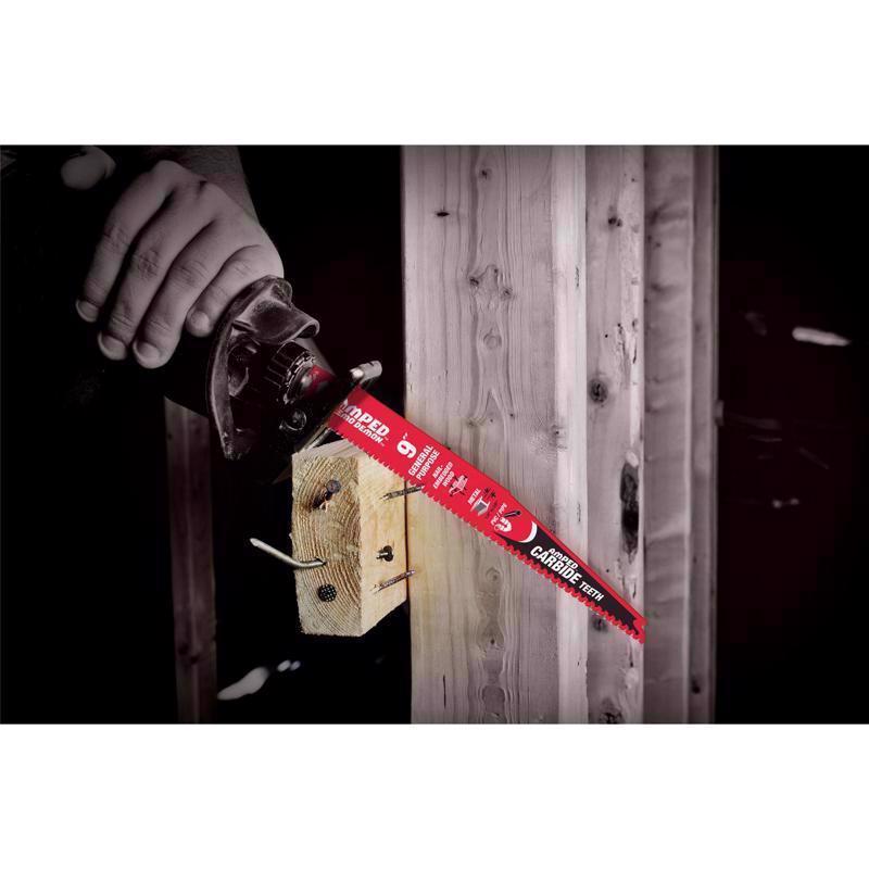 Diablo Demo Demon Amped 6 in. Carbide Tipped General Purpose Reciprocating Saw Blade 6/9 TPI