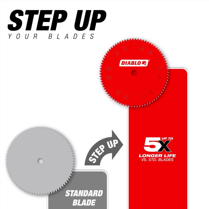 Diablo 12 in. D X 1 in. TiCo Hi-Density Carbide Circular Saw Blade Set 44 teeth 2 pk