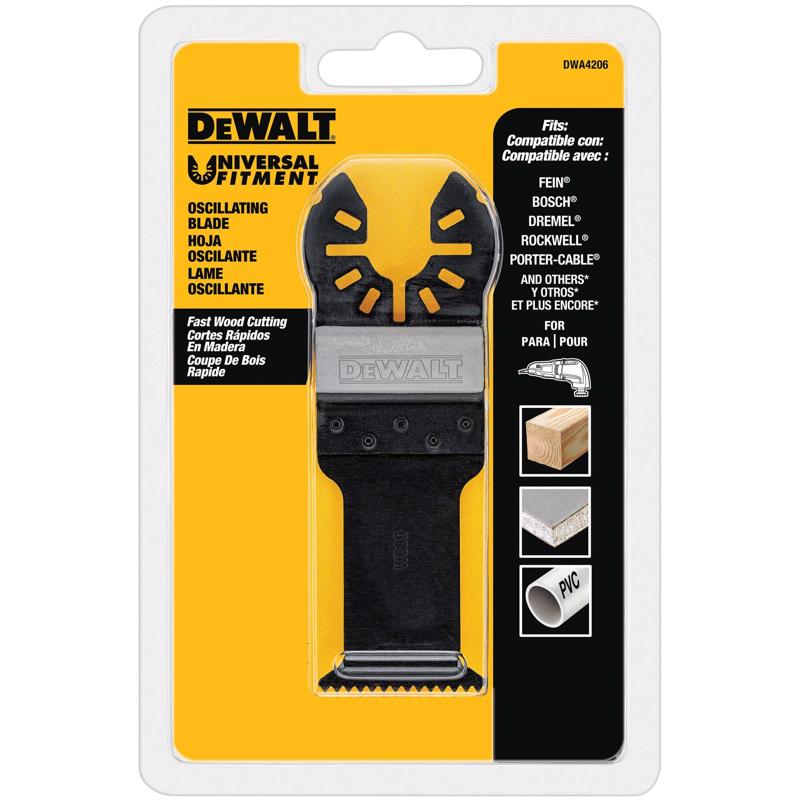 DEWALT Universal Fitment Bi-Metal Fast Cut Oscillating Blade Wood
