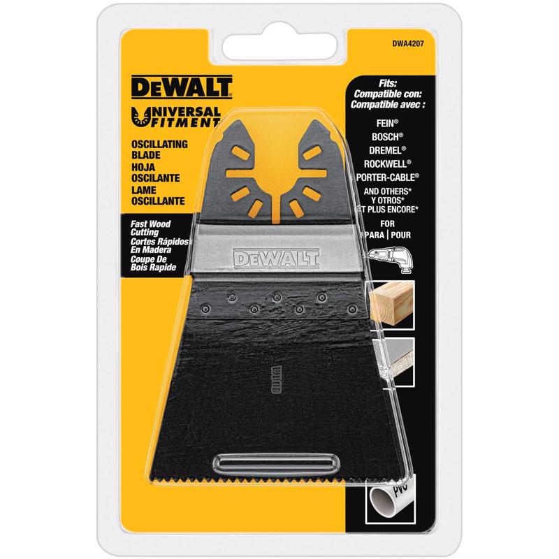 DEWALT Universal Fitment Bi-Metal Wide Fast Cut Oscillating Blade Wood